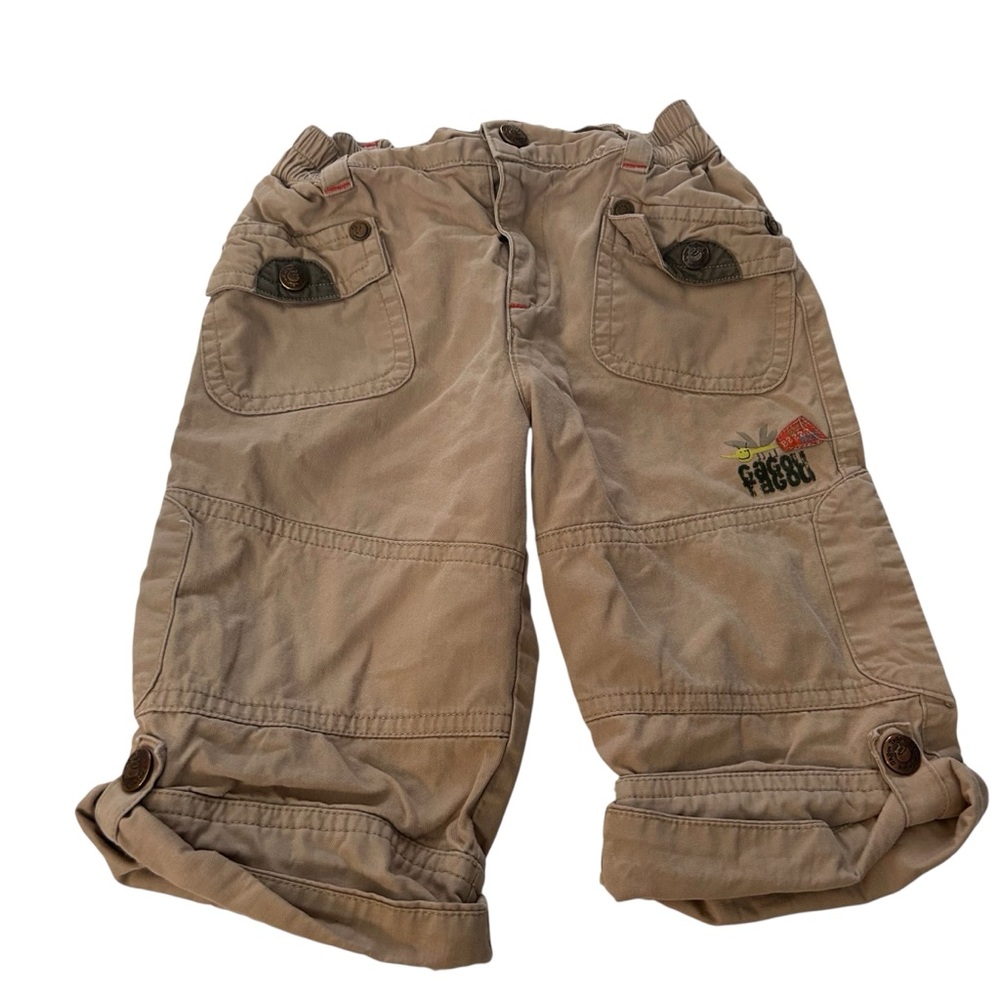 🍭Gagou Tagou tan Kids Cargo Pants 18M